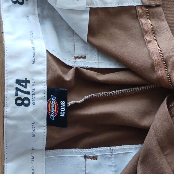 Dickies 874 Work pants Brown. Mens 38/30 - Picture 4 of 7